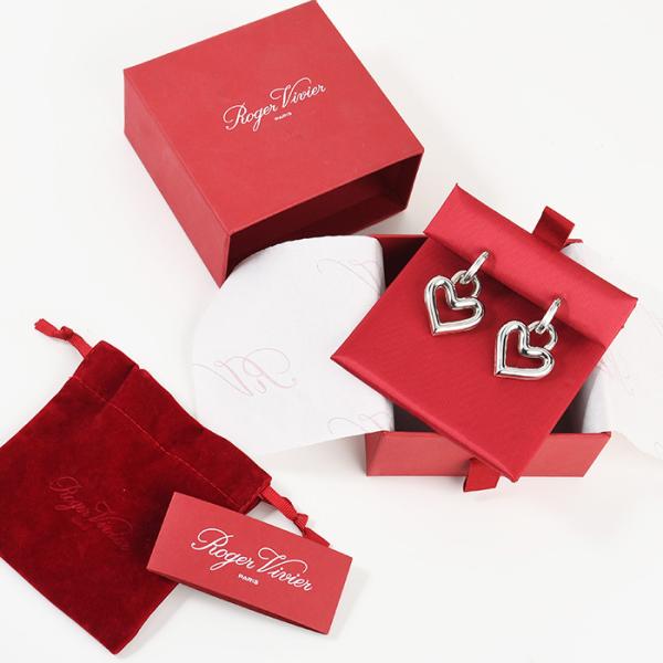 Roger Vivier ロジェ・ヴィヴィエ アクセサリー ハート ピアス REWOR560100AGK レディース シルバー キャッチクロージャー ロゴ刻印 Roger Vivier ロジェ・ヴィヴィエ アクセサリー ハート ピアス REWOR560100AGK レディース シルバー キャッチクロージャー ロゴ刻印
