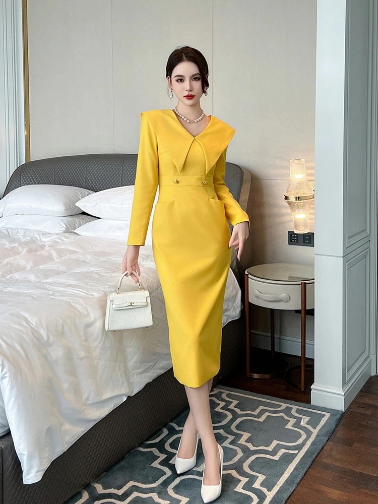 JY.上品 春冬 スーツワンピース パーティードレス キャバ 着痩せ 大人 同窓会 披露宴 卒業式 結婚式 演奏会 ウェディング 二次会