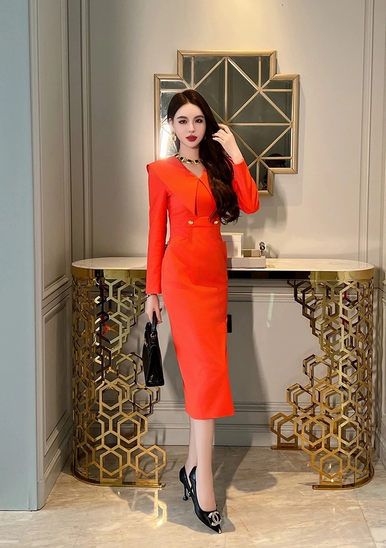 JY.上品 春冬 スーツワンピース パーティードレス キャバ 着痩せ 大人 同窓会 披露宴 卒業式 結婚式 演奏会 ウェディング 二次会