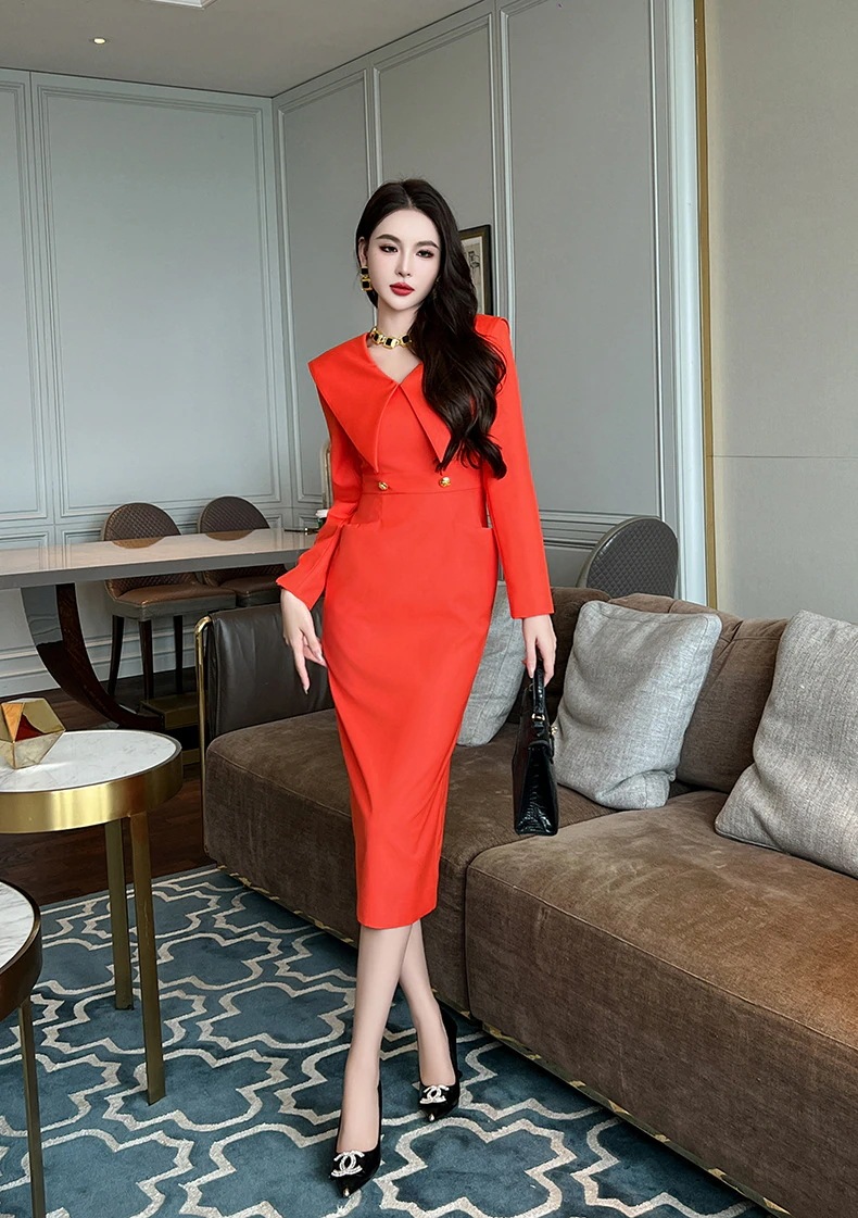 JY.上品 春冬 スーツワンピース パーティードレス キャバ 着痩せ 大人 同窓会 披露宴 卒業式 結婚式 演奏会 ウェディング 二次会