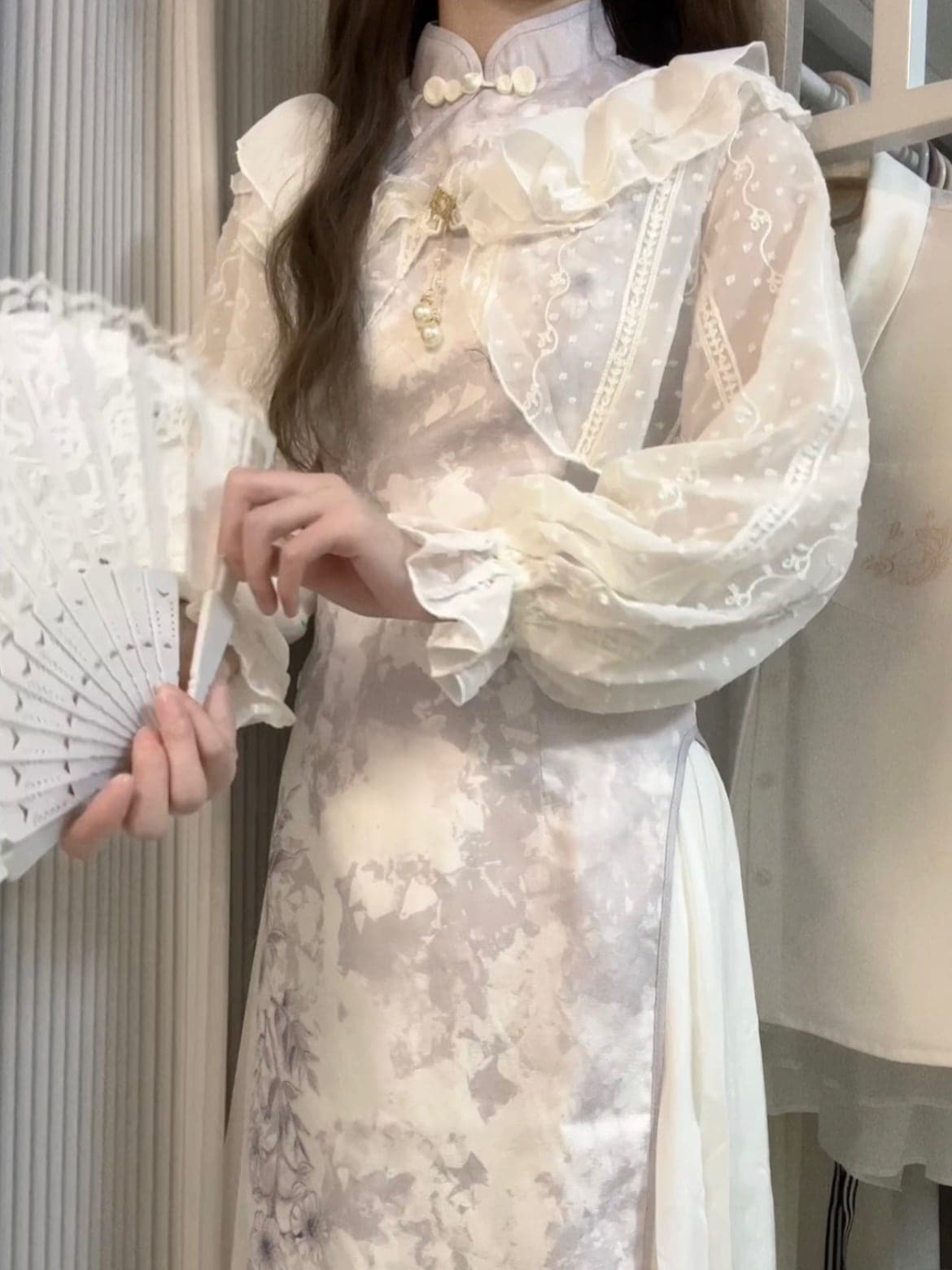 【フルセット】デザイン凌霄花cos要素新韓国チャイナドレス2点セット温婉