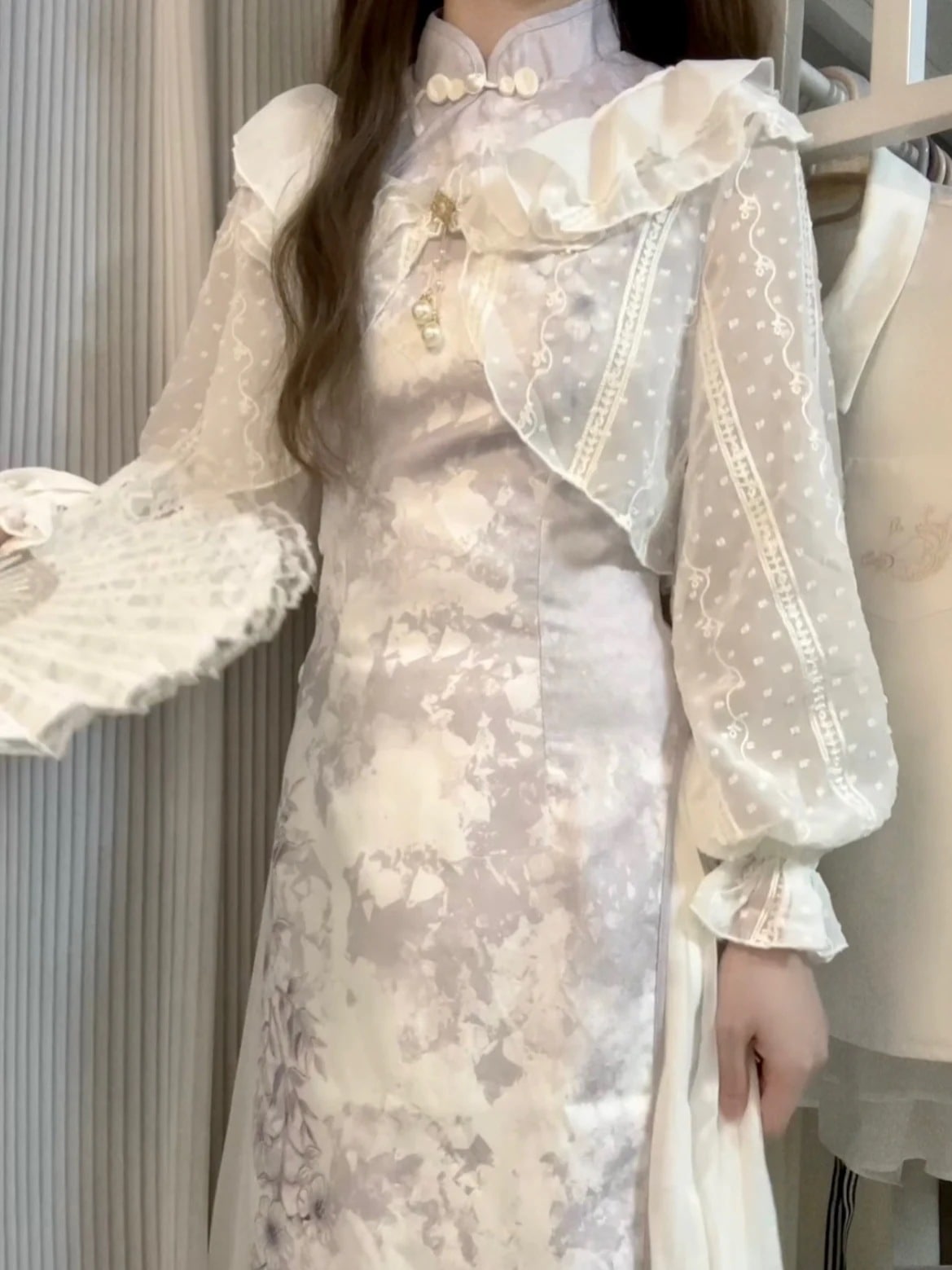 【フルセット】デザイン凌霄花cos要素新韓国チャイナドレス2点セット温婉