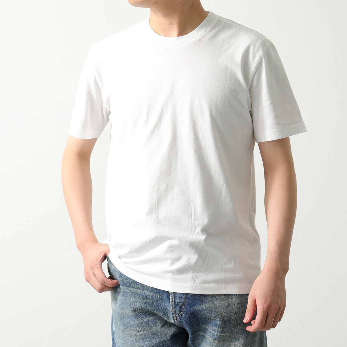 MAISON MARGIELA メゾンマルジェラ Tシャツ 【1枚単品】 S50GC0687 S23973 963 967 メンズ 半袖 クルーネック カットソー 4ステッチ カラー4色