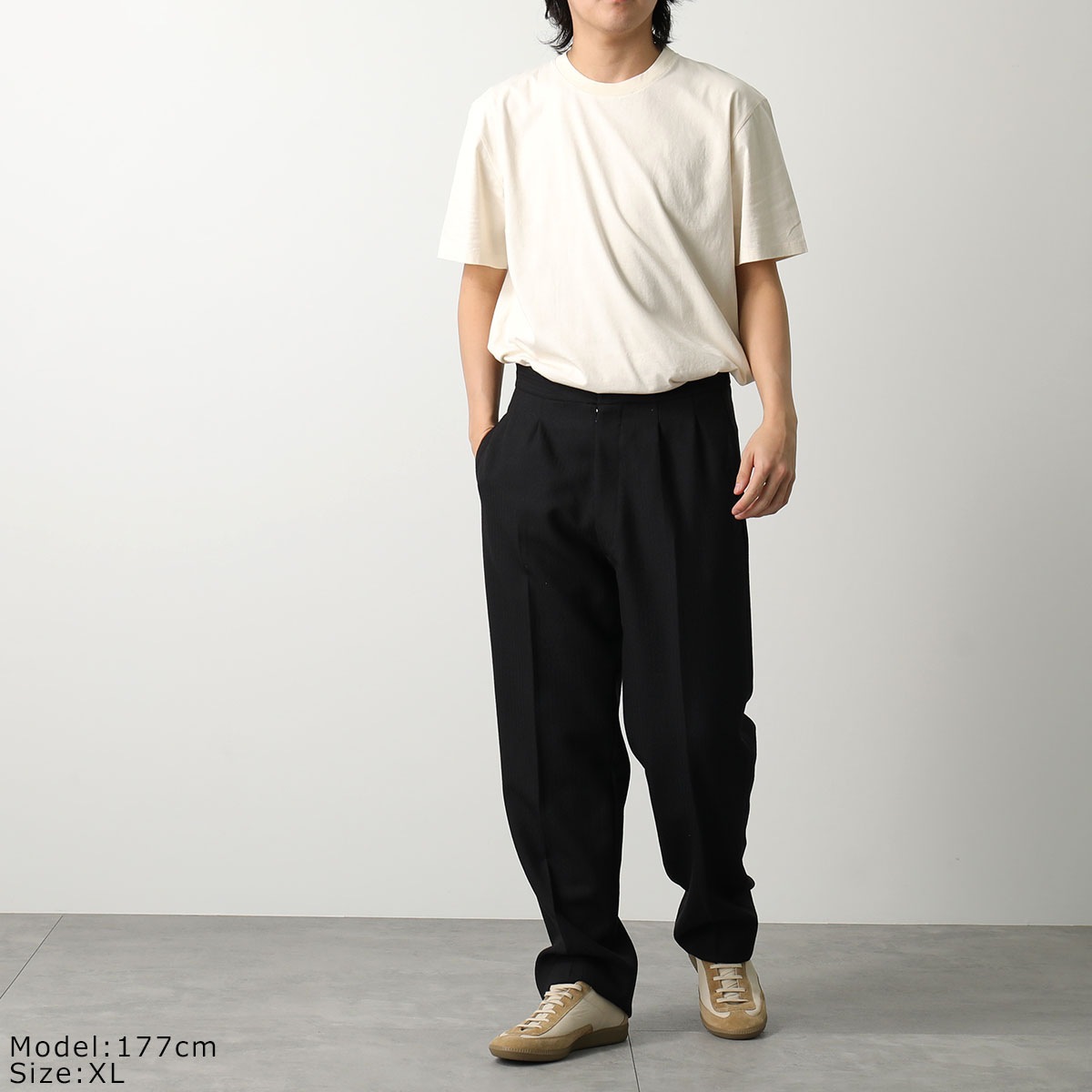 MAISON MARGIELA メゾンマルジェラ Tシャツ 【1枚単品】 S50GC0687 S23973 963 967 メンズ 半袖 クルーネック カットソー 4ステッチ カラー4色