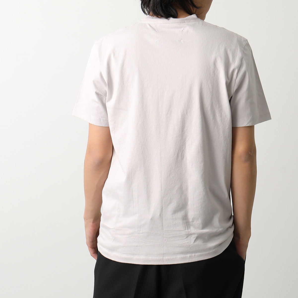 MAISON MARGIELA メゾンマルジェラ Tシャツ 【1枚単品】 S50GC0687 S23973 963 967 メンズ 半袖 クルーネック カットソー 4ステッチ カラー4色