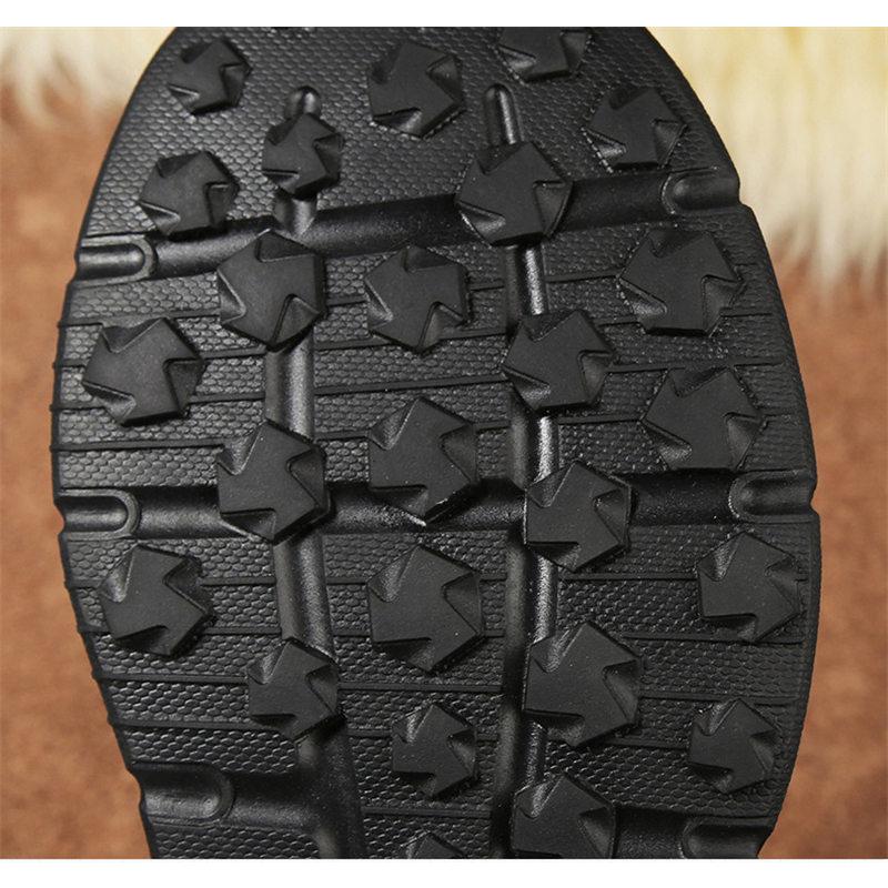 ムートンブーツロングブーツメンズ裏起毛作業用スIキーワークブーツボア雪靴シューズカジュアル撥水厚底アウトドア防滑