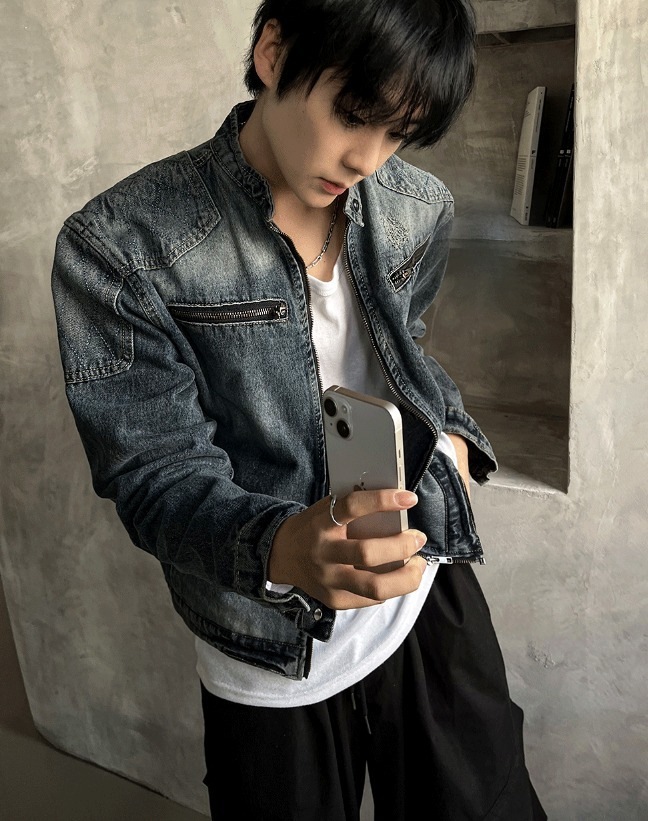 [COSYHARU公式]Generic Washed Jean Jacket