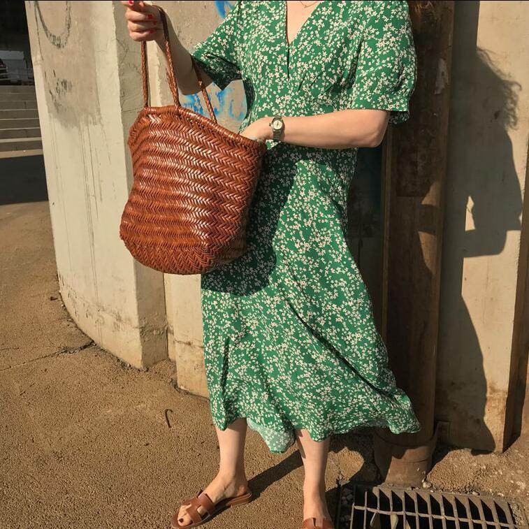 ワンピース レディース ロング丈 ワンピ 春夏 夏 半袖 ロングワンピース 花柄 リゾート ミディ丈 軽い 涼しい きれいめ カジュアル S M L XL
