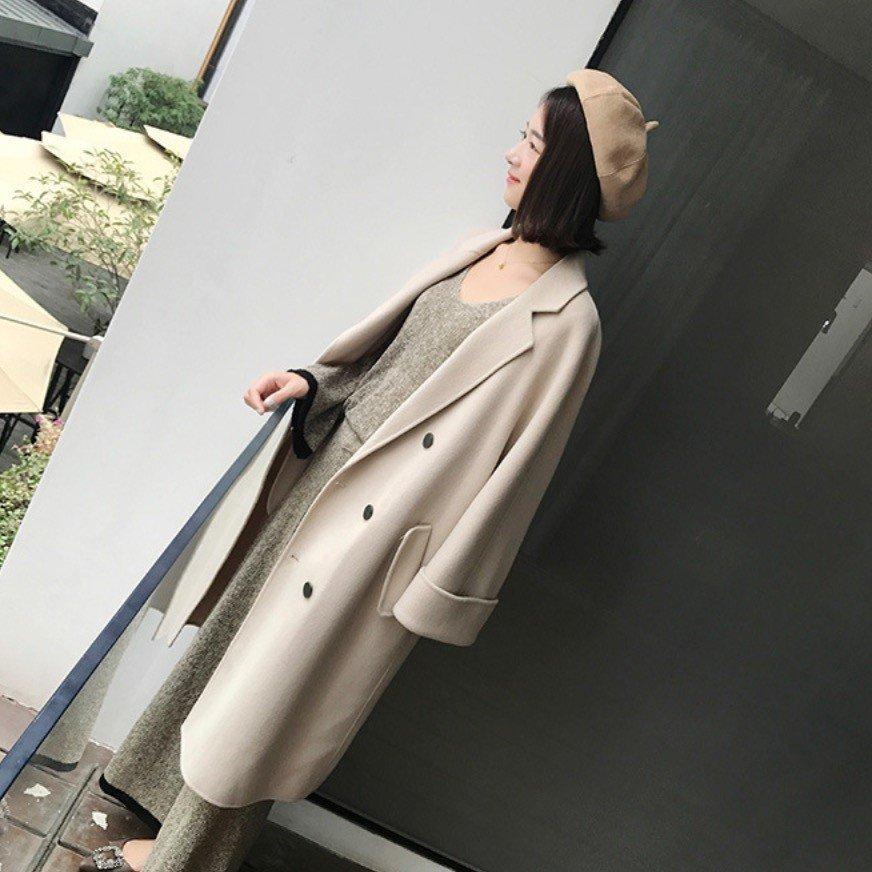 HOT!!!レディース春秋アウター/ロング丈コート/チェスターコート/通勤ビジネス/ラシャ/体型カバー/着回し/普段着 HOT!!!レディース春秋アウター/ロング丈コート/チェスターコート/通勤ビジネス/ラシャ/体型カバー/着回し/普段着