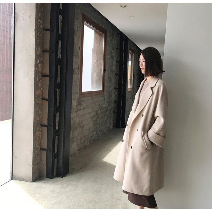 HOT!!!レディース春秋アウター/ロング丈コート/チェスターコート/通勤ビジネス/ラシャ/体型カバー/着回し/普段着 HOT!!!レディース春秋アウター/ロング丈コート/チェスターコート/通勤ビジネス/ラシャ/体型カバー/着回し/普段着