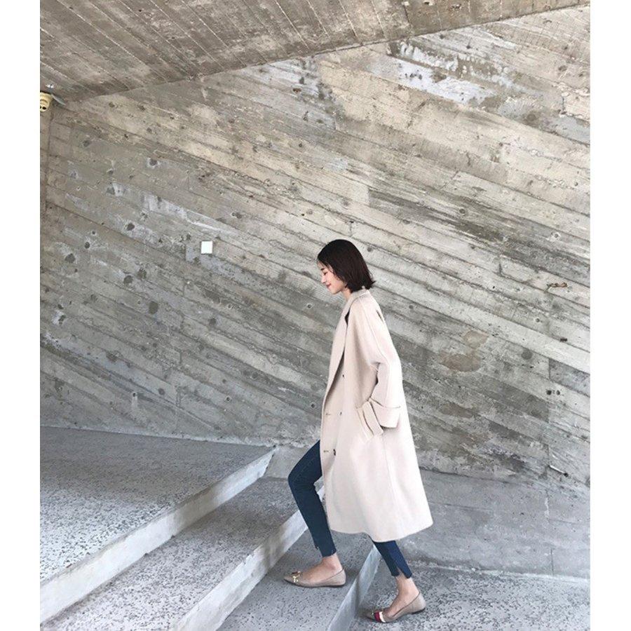 HOT!!!レディース春秋アウター/ロング丈コート/チェスターコート/通勤ビジネス/ラシャ/体型カバー/着回し/普段着 HOT!!!レディース春秋アウター/ロング丈コート/チェスターコート/通勤ビジネス/ラシャ/体型カバー/着回し/普段着