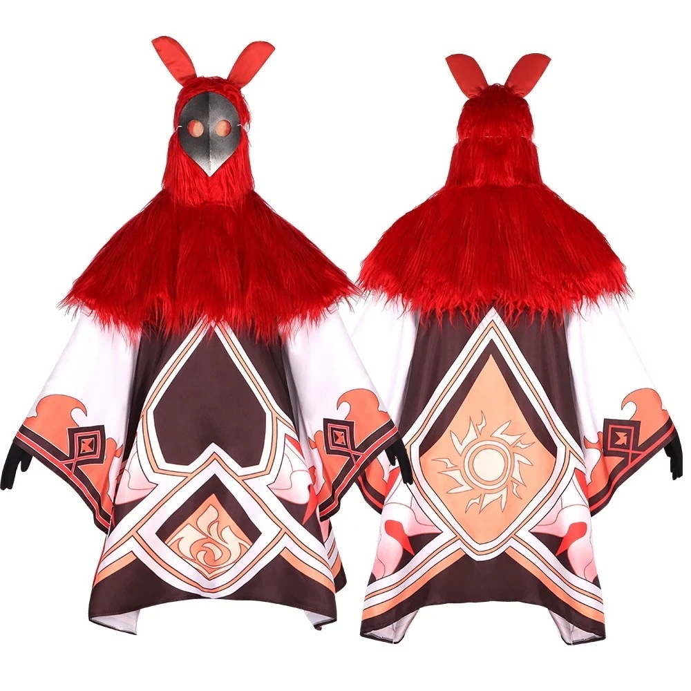 wusuobic[迅速な出荷]原神コスプレ衣装水系火系氷系雷系深淵法師丘丘人コスプレゲームハロウィンコスチューム