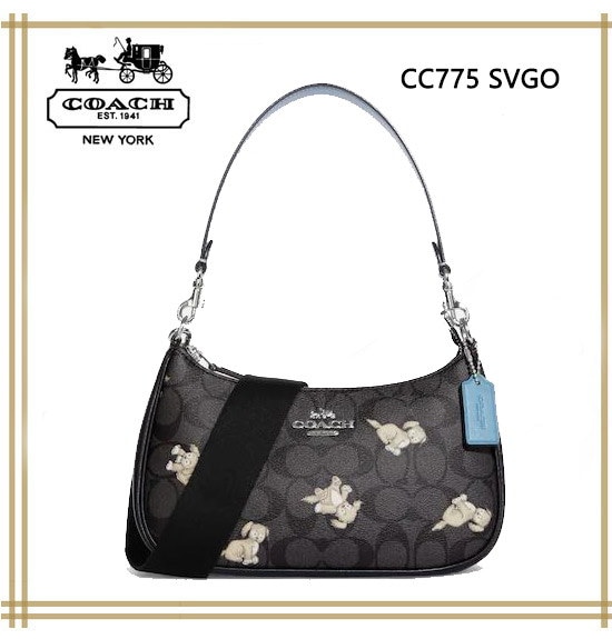 【COACH】Terry Shoulder Bag/追跡+関税+全国送料込み Qoo10] Coach TERI SHOULDER BAG CA