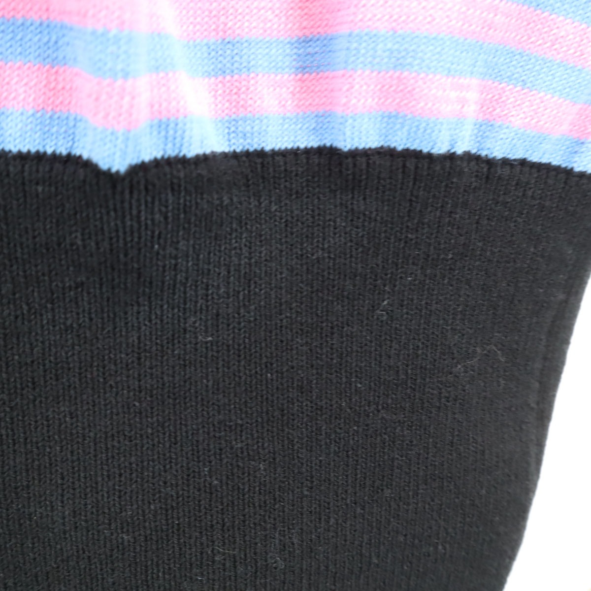 イタリア製 半袖 セーター XS ブルー系 レディース 古着 イタリア製 半袖 セーター XS ブルー系 レディース 古着