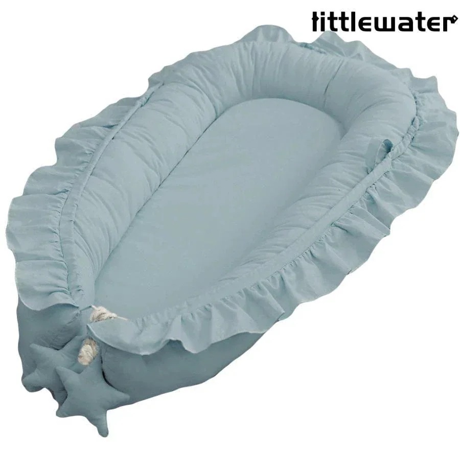 ベビーベッド 添い寝 持ち運び ミニ クッション ベッドインベッド 赤ちゃん ベッド ベビー ベビーベット ベビークッション おむつ交換台 フリル コンパクト