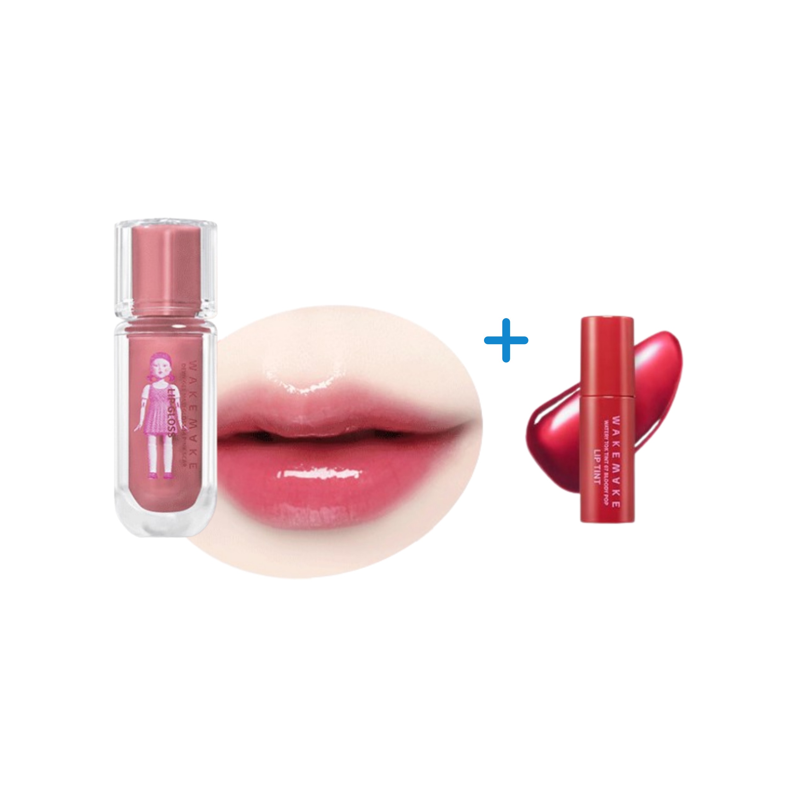 【イカゲームエディション】 アイパレット+グロス+ポット+ミニ水分トクチント+ヘア紐+ヘアピン セット