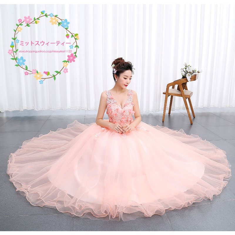 カラードレス レッド グ... : レディース服 結婚式 ピンク 最安価格