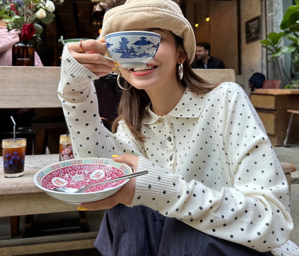 レディース トップス ニット 長袖 ドロップショルダー 襟付き ワイド 伸縮性 かわいい 大人可愛い シンプル カジュアル ドット柄 春 秋 お出かけ 旅行 休日 ショッピング 重ね着 楽ちん レディース トップス ニット 長袖 ドロップショルダー 襟付き ワイド 伸縮性 かわいい 大人可愛い シンプル カジュアル ドット柄 春 秋 お出かけ 旅行 休日 ショッピング 重ね着 楽ちん