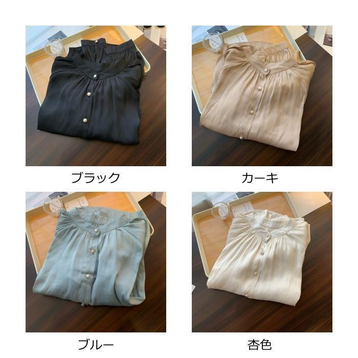 ブラウス レディース シャツ スーツインナー フォーマル オフィス シャツブラウス 長袖 レギュラー襟 森ガール 20代 30代 40代 クレリック襟 就活