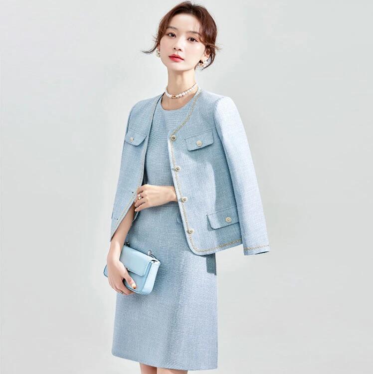 売れ スーツ ワンピーススーツ ツイード風 Aライン レディース フォーマルスーツ ブルゾン 大きいサイズ S-4XL セレモニースーツ 春秋 2点セット カーディガン 入卒園 卒業式 ホワイト ブル 売れ スーツ ワンピーススーツ ツイード風 Aライン レディース フォーマルスーツ ブルゾン 大きいサイズ S-4XL セレモニースーツ 春秋 2点セット カーディガン 入卒園 卒業式 ホワイト ブル
