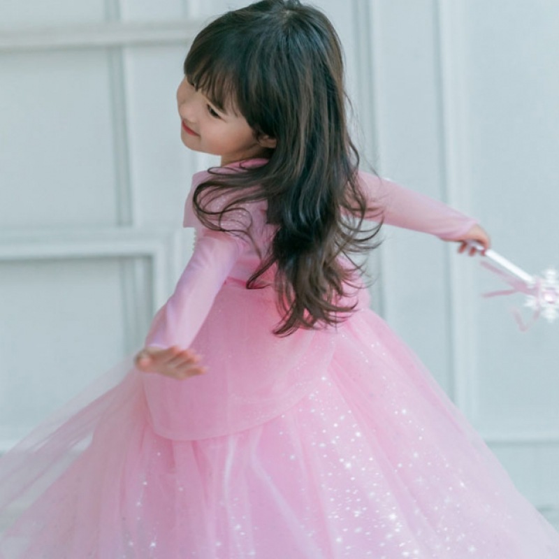 ロラネ 女の子用パールピンク公爵ドレス