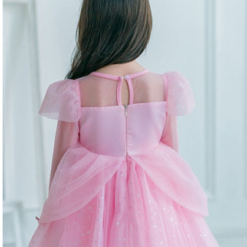 ロラネ 女の子用パールピンク公爵ドレス