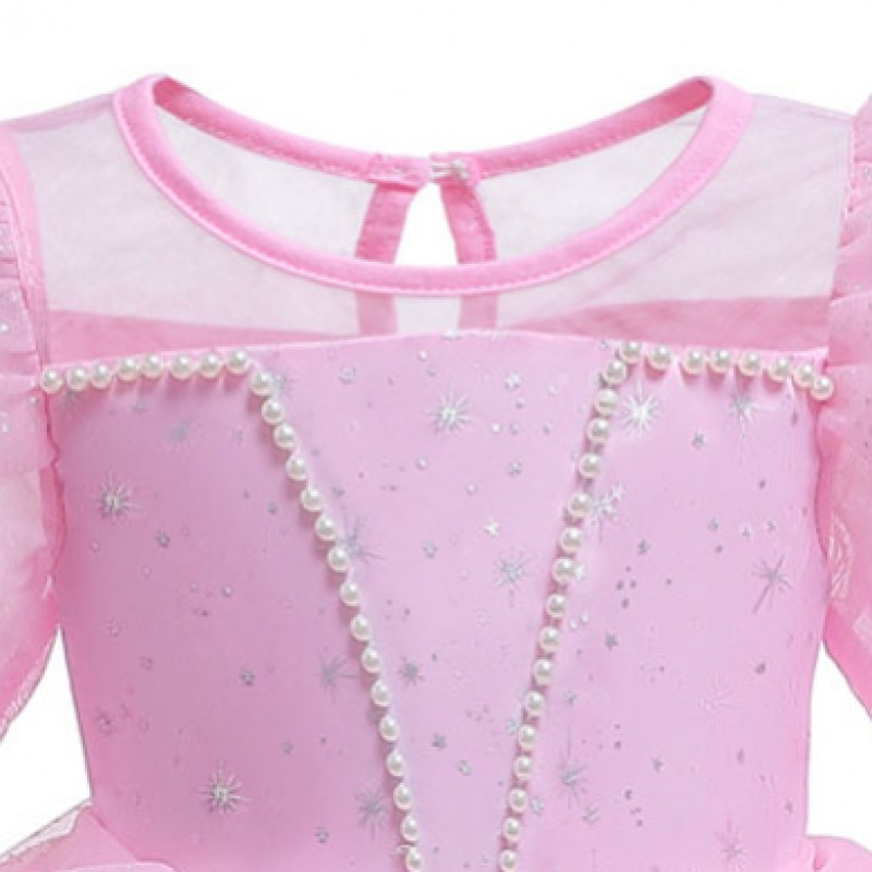 ロラネ 女の子用パールピンク公爵ドレス