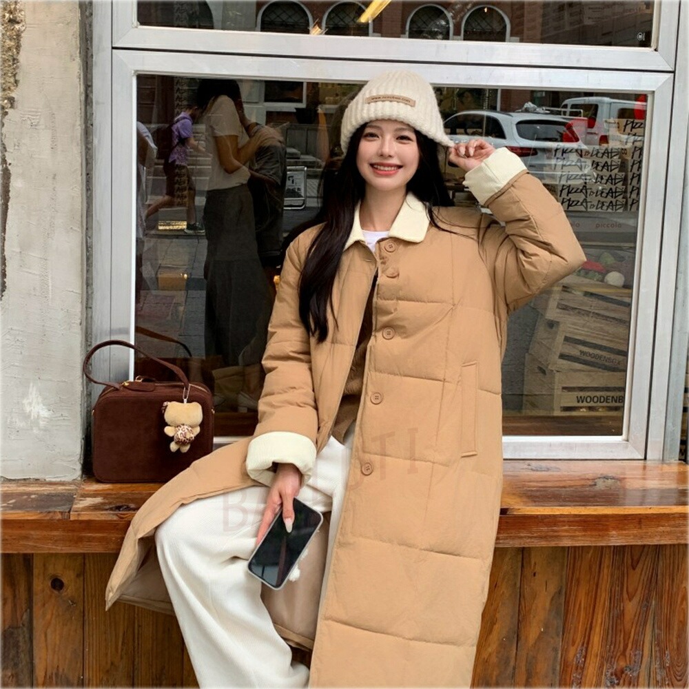 長袖 ロングコート 防寒ジャケット スタイリッシュ きれいめ 防寒 ロング 棉服コート ウンジャケット 長袖 ロングコート 防寒ジャケット スタイリッシュ きれいめ 防寒 ロング 棉服コート ウンジャケット