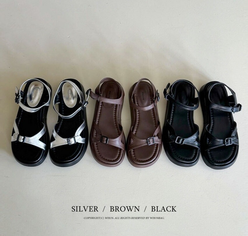 [メガ割りSALE]アンクルベルトプラットフォームサンダル