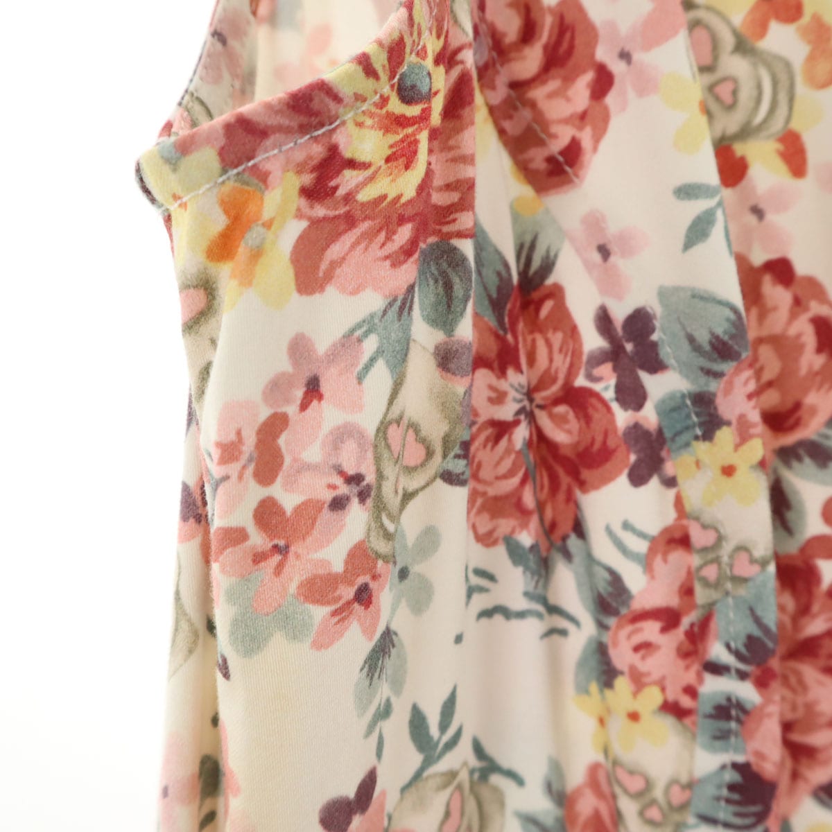 LOVEMOSCHINO ラブモスキーノ 総柄 ノースリーブ 膝丈ワンピース USA2 レディース 古着