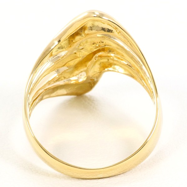 K18 18金 YG イエローゴールド リング 指輪 9.5号 ダイヤ 0.02 ジュエリー 中古 K18 18金 YG イエローゴールド リング 指輪 9.5号 ダイヤ 0.02 ジュエリー 中古