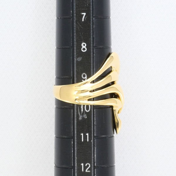K18 18金 YG イエローゴールド リング 指輪 9.5号 ダイヤ 0.02 ジュエリー 中古 K18 18金 YG イエローゴールド リング 指輪 9.5号 ダイヤ 0.02 ジュエリー 中古