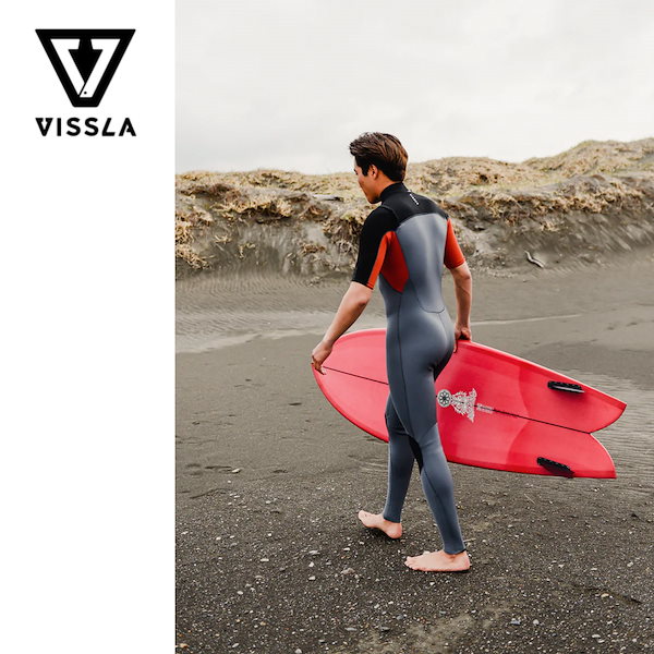 VISSLA 2mm 2mm シーガル ウエットスーツ ブラック サーフィン