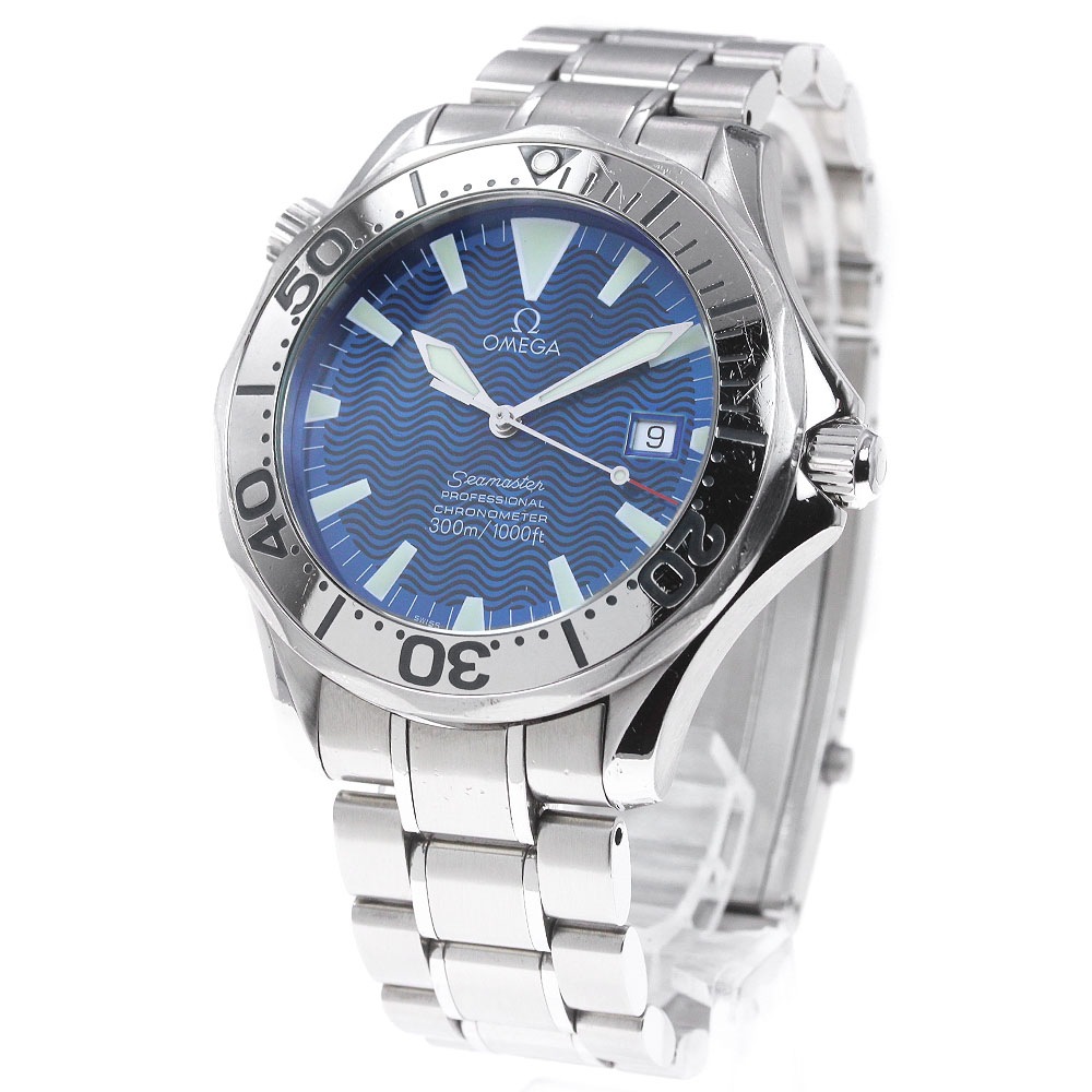 オメガ OMEGA 2255.80 シーマスター300 デイト 自動巻き メンズ _839515【中古】