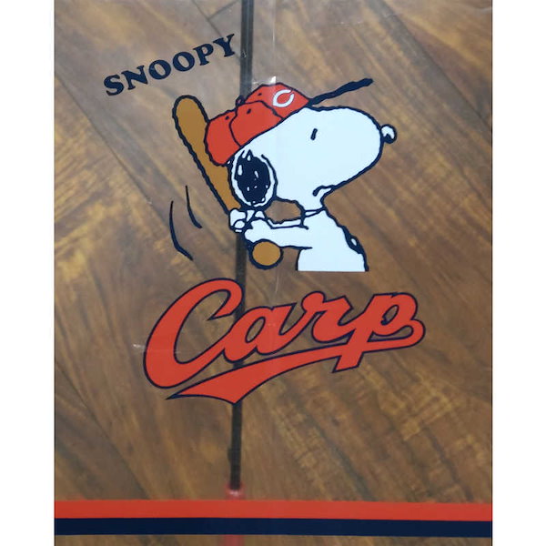 引取可★限定★広島東洋カープ×SNOOPYビニール傘★60cm★2本 プロ野球 12球団 スヌーピー コラボ ビニール傘 広島 カープ