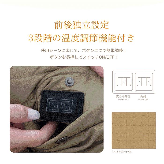 【急速出荷】電気毛布 敷き 掛け敷き兼用 usb給電 電気 敷毛布 ブランケット 肩掛け 膝掛け 冬用 3段階温度調節 独立温度設定 暖かい 省エネ 110x138cm ふわふわ