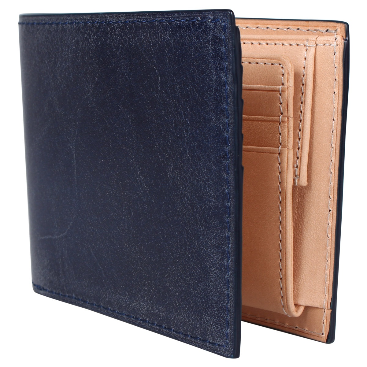 財布 二つ折り メンズ レディース KOI ネイビー ブルー ダークブルー ZYS09 mdprevattcaulkingandwaterproofing.com