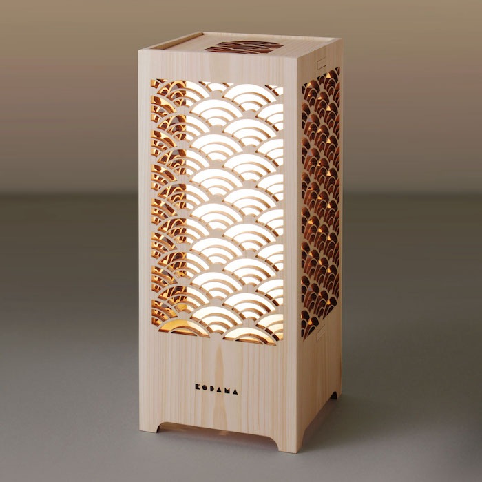 日本灯 輝 青海波 おしゃれなLEDスタンドライト 置き型照明 和風照明 インテリア 和柄 寝室 一人暮らし 和室 寝室