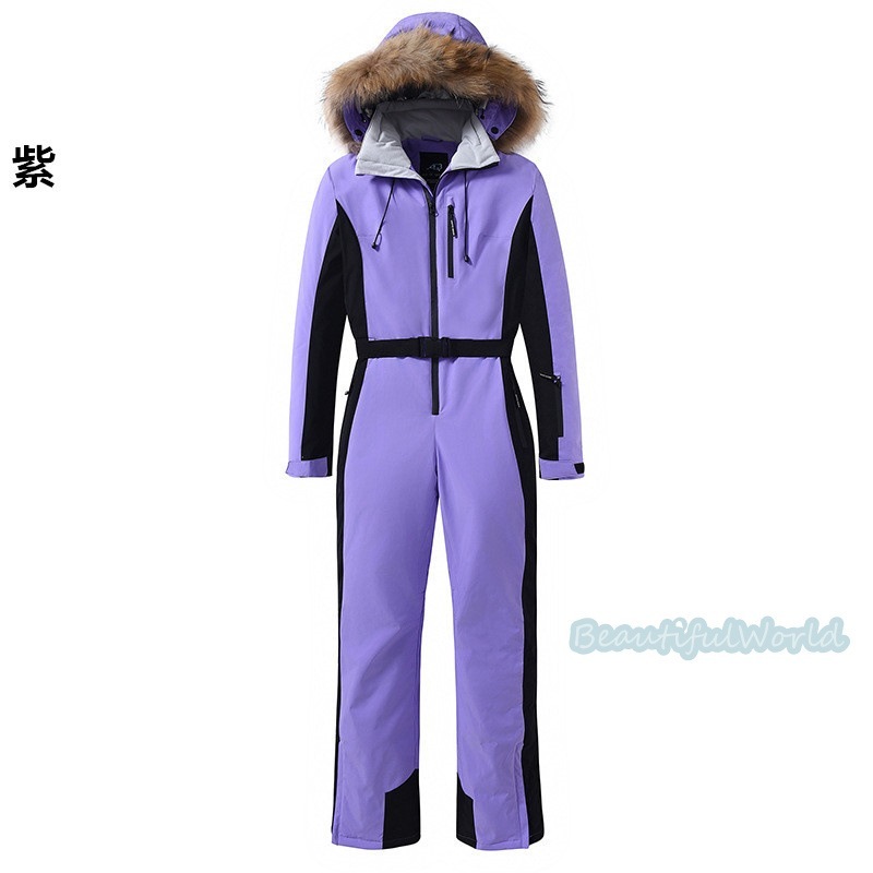 スノーボードウェア スキーウェア オールインワン 連体服 ペアスノーウェア カップル お揃いウェア レディース