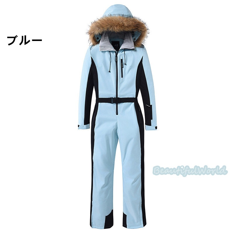 スノーボードウェア スキーウェア オールインワン 連体服 ペアスノーウェア カップル お揃いウェア レディース