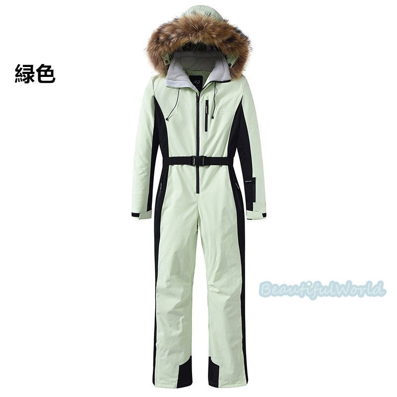 スノーボードウェア スキーウェア オールインワン 連体服 ペアスノーウェア カップル お揃いウェア レディース