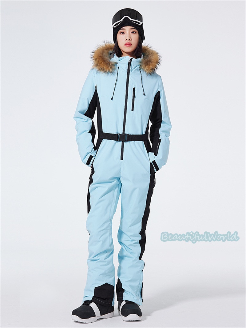 スノーボードウェア スキーウェア オールインワン 連体服 ペアスノーウェア カップル お揃いウェア レディース