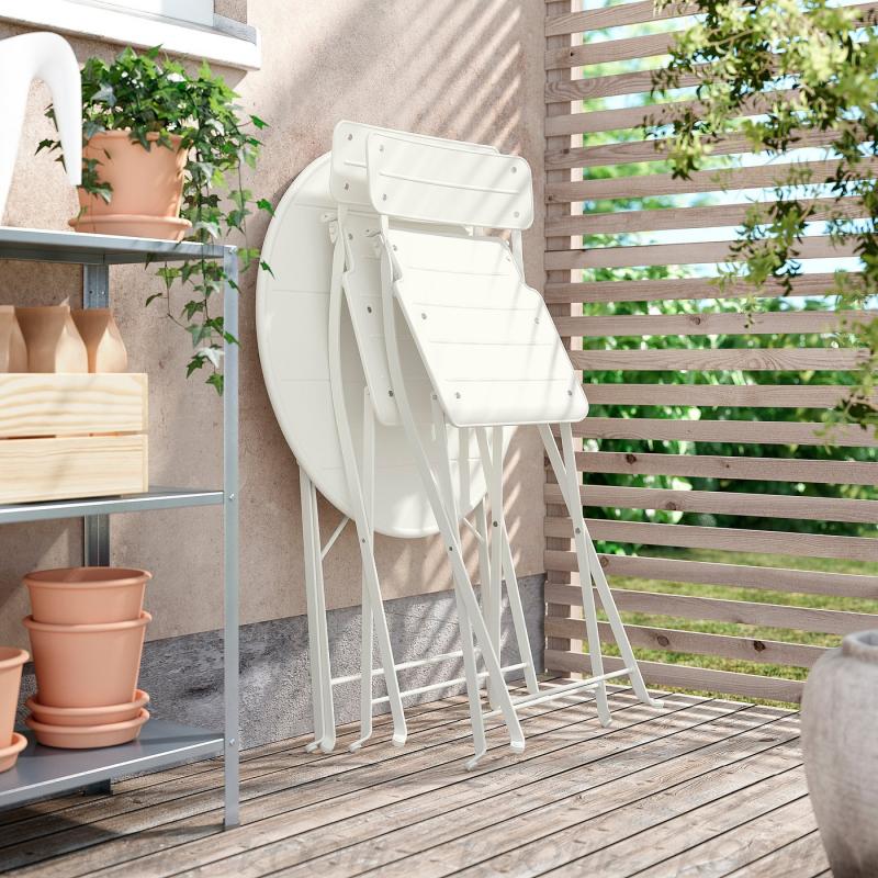 SUNDSO スンドソー テーブル - オフホワイト 屋外用 65 cm