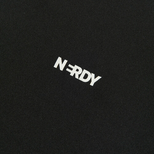 NERDY 公式正規品 クラシック NY ジャージ 半袖 Tシャツ(Black/Ivory) 韓国ファッション