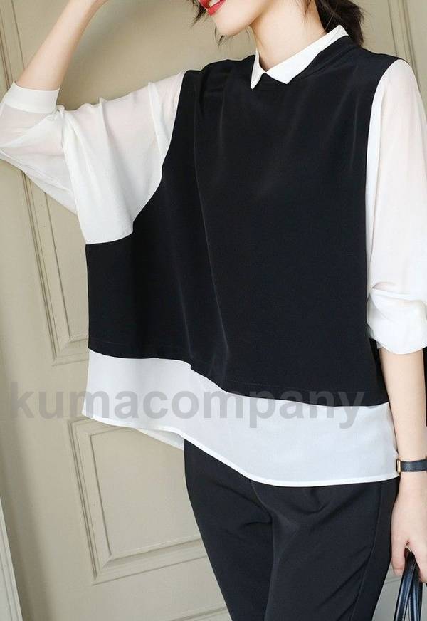 ドッキングシャツ レイヤード風トップス 重ね着風 シャツ ブラウス レディース 長袖 トップス 春 秋 ドルマンスリーブ 体型カバー 大きいサイズ 3L 4L 白 ゆったり シンプル カジュアル 通勤 ドッキングシャツ レイヤード風トップス 重ね着風 シャツ ブラウス レディース 長袖 トップス 春 秋 ドルマンスリーブ 体型カバー 大きいサイズ 3L 4L 白 ゆったり シンプル カジュアル 通勤