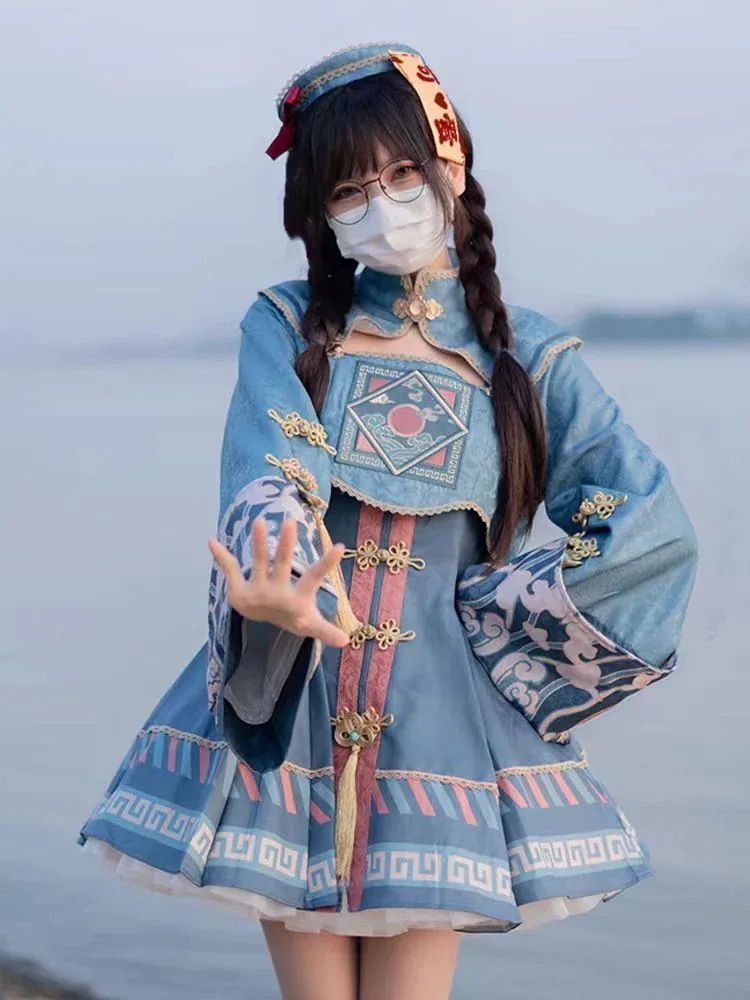 [2枚購入で2OO円OFF]今買いたいが特惠！子供 イベント ホラー コスプレ ハロウィン Jkセット ミニワンピースショートスカート ロリータ レディース かわいいコスプレ コスチューム ハロウィン