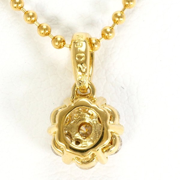 K18 18金 YG イエローゴールド ネックレス ダイヤ 0.25 約40cm ジュエリー 中古 K18 18金 YG イエローゴールド ネックレス ダイヤ 0.25 約40cm ジュエリー 中古