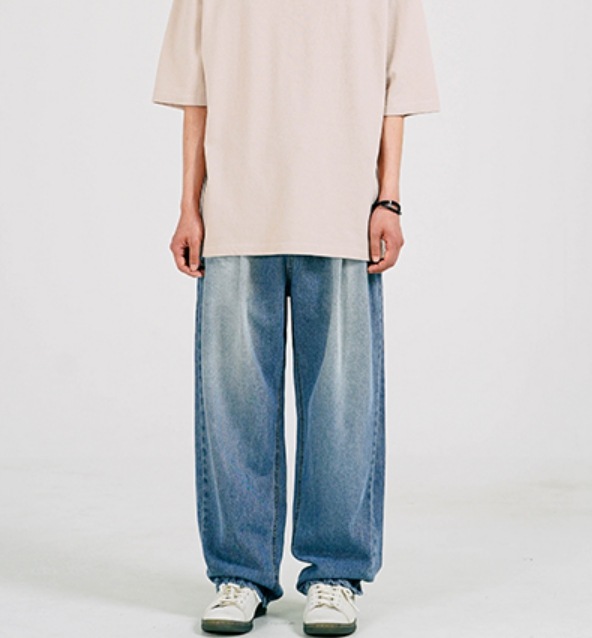 JEMUT] Ripley Wide Balloon Denim Pants デニム・ジーンズ