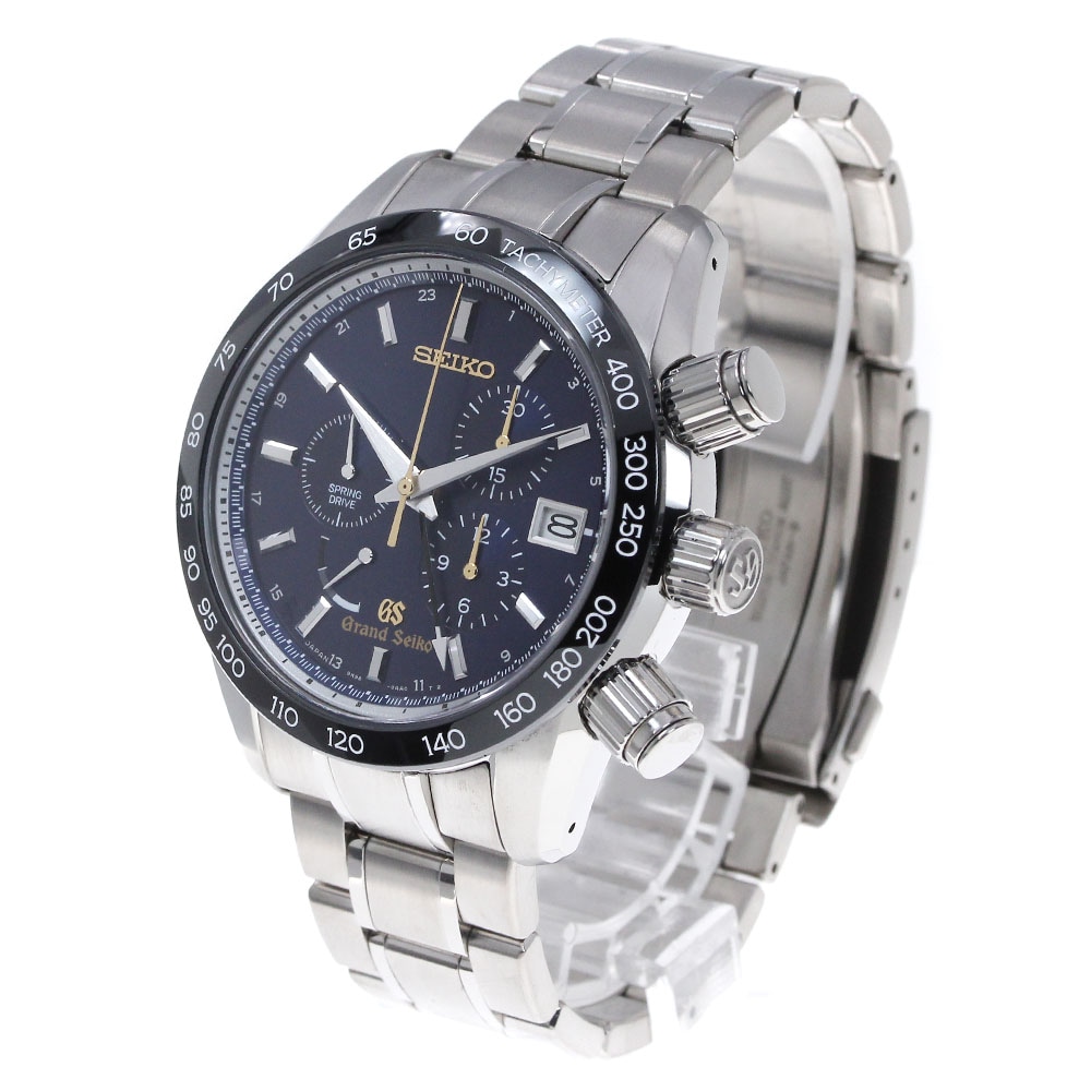 セイコー SEIKO SBGC013/9R96-0AA0 グランドセイコー クロノ 創業55周年記念 GMT スプリングドライブ メンズ 良品 _829746【中古】 セイコー SEIKO SBGC013/9R96-0AA0 グランドセイコー クロノ 創業55周年記念 GMT スプリングドライブ メンズ 良品 _829746【中古】