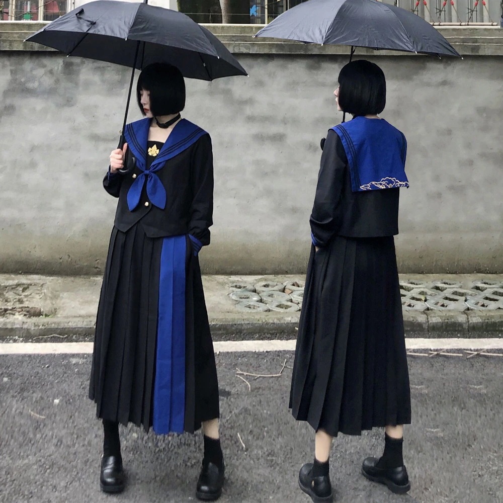 【高.品.質】セーラー服 パーティー コスプレ 悪魔 化け物 変装 学園祭 クリスマス 仮装 赤 衣装 お化け 文化祭:サイ 女性 定番ヤンキー 姐ギャル コスプレ 体育祭 女子高生 スーツ 長袖